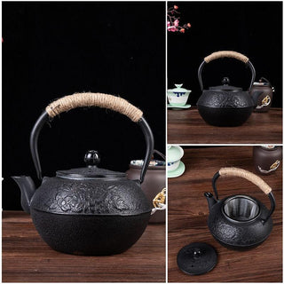 Particle Cast Iron Kettle Handmade Uncoated Kettle Kung Fu Tea Set