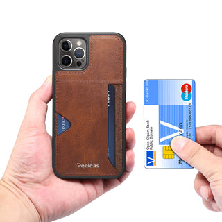 IPhone  Business Back Leather Card Phone Case