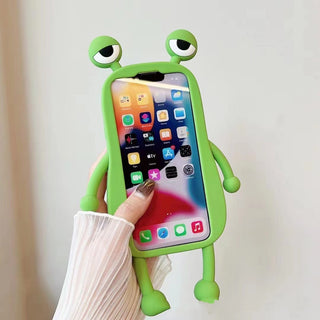 IPHONE Funny Silicone 3D Frog Phone Case For IPhone 14 13 11 12 Pro Max XS XR X 7 8 Plus SE Cartoon Cute Shockproof Bumper Cover