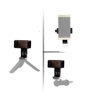 360-degree Adjustable E-clip Head Tripod