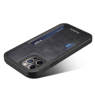 IPhone  Business Back Leather Card Phone Case