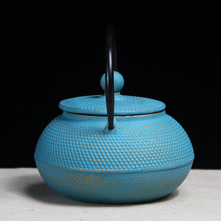 Blue iron kettle
