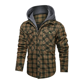 Men Warm Jacket Fleece Thick Autumn Winter Detachable Hoodies Jackets Men Slim Fit Men Clothing