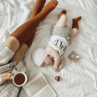 Bibs Pacifier Size 1 - Baby 0-6M (2pcs) - Ivory/Blush