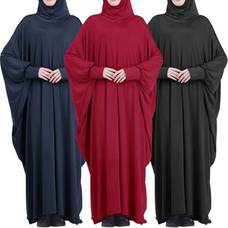 Ramadan Muslim One Piece Prayer Hijab Dress Garment Full Hooded Jilbab Women Cover Jilbab Niqab Islam Dubai Modest Abaya