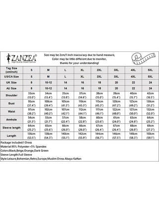 Muslim Hijab Dresses For Women Turkey Abaya Oversize Robe ZANZEA Eid Mubarek Maxi Sundress Dubai Vestidos Kaftan Isamic Clothing