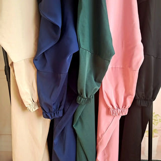 Ramadan Eid Hooded Abaya Women Prayer Garment Muslim Jilbab Loose Long Dress Abayas Dubai Turkey Islamic Clothes Djellaba Femme