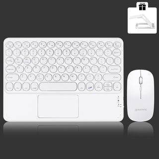 Bluetooth Keyboard Mobile Phone Tablet Computer Color Matching Wireless With Touchpad