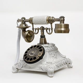European Retro Telephone Sets Rotating Turntable Telephone