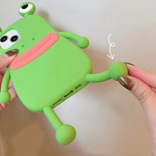 IPHONE Funny Silicone 3D Frog Phone Case For IPhone 14 13 11 12 Pro Max XS XR X 7 8 Plus SE Cartoon Cute Shockproof Bumper Cover