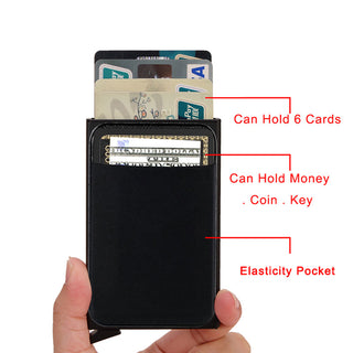 IPHONE Metal Credit Card Holder Smart Wallet
