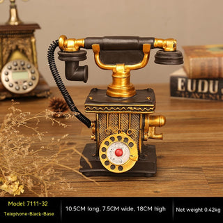 Retro Nostalgic Old-fashioned Telephone Decoration Table Decorations