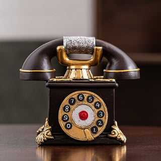 Household Fashion Retro Nostalgic Telephone Landline Ashtray