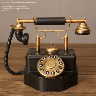 Retro Nostalgic Old-fashioned Telephone Decoration Table Decorations