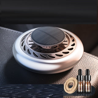 Car Air Freshener Solar Power Rotating Long-lasting Healthy Perfume