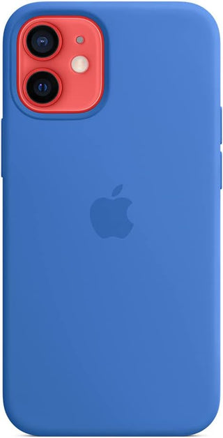 Apple Leather Case with MagSafe (for iPhone 12 mini) - Capri Blue