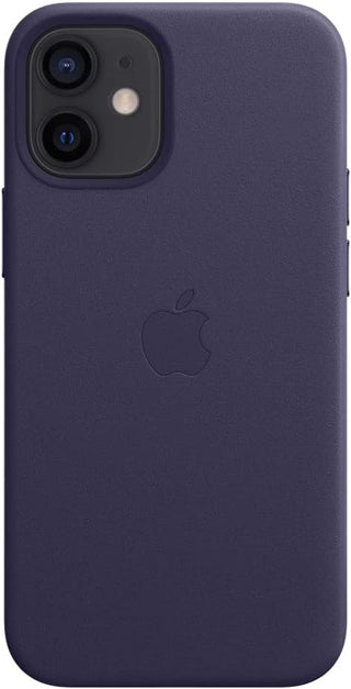 Apple Leather Case with MagSafe (for iPhone 12 mini) - Capri Blue