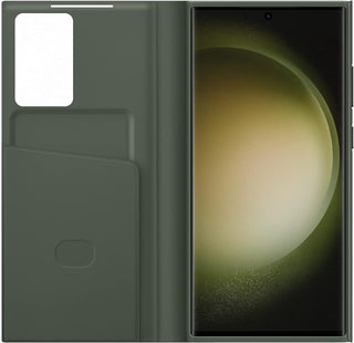 Samsung Galaxy S23 Ultra Smart View Wallet Case Khaki