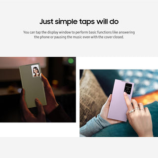 Samsung Galaxy S23 Ultra View Wallet Case, Black EF-ZS918CBEGUS,