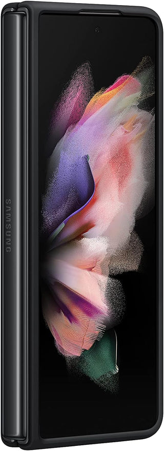 Samsung Electronics Galaxy Z Fold 3 Phone Case, Silicone Protective Cover, Heavy Duty, Shockproof Smartphone Protector, Us Version, Black,Ef-Pf926Tbegus