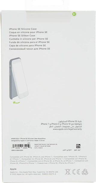 Apple Silicone Case (for iPhone SE) - Abyss Blue