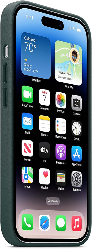 Apple iPhone 14 Pro Leather Case with MagSafe - Forest Green