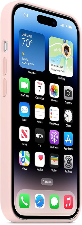 Apple iPhone 14 Pro Silicone Case with MagSafe - Chalk Pink