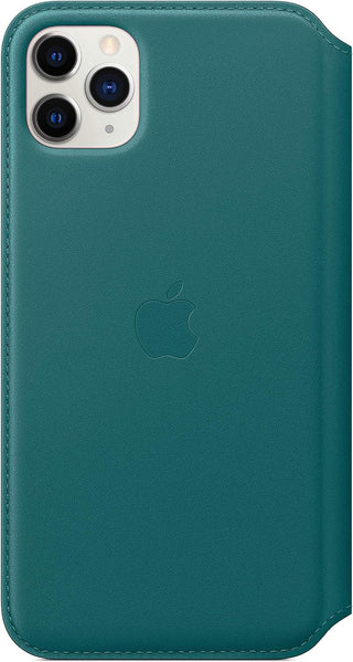 Apple Leather Folio (for iPhone 11 Pro Max) - Deep Sea Blue
