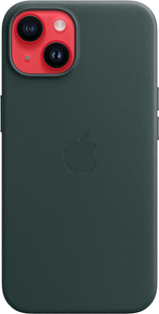 Apple iPhone 14 Leather Case with MagSafe - Forest Green