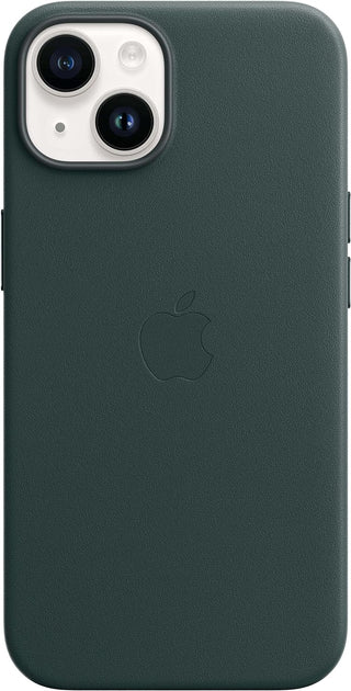 Apple iPhone 14 Leather Case with MagSafe - Forest Green