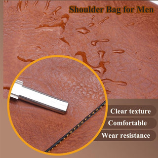 Crossbody Sling Bag, VUCATIN Body Chest Shoulder Bag for Men Women Casual Shoulder Backpack Bag, Waterproof Leather Chest Casual Daypack with Usb Charging Port for Travel Hiking