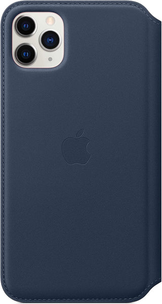 Apple Leather Folio (for iPhone 11 Pro Max) - Deep Sea Blue