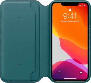 Apple Leather Folio (for iPhone 11 Pro Max) - Deep Sea Blue