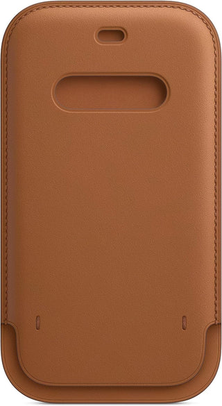 Apple Leather Sleeve with MagSafe (for iPhone 12, 12 Pro) - Saddle Brown